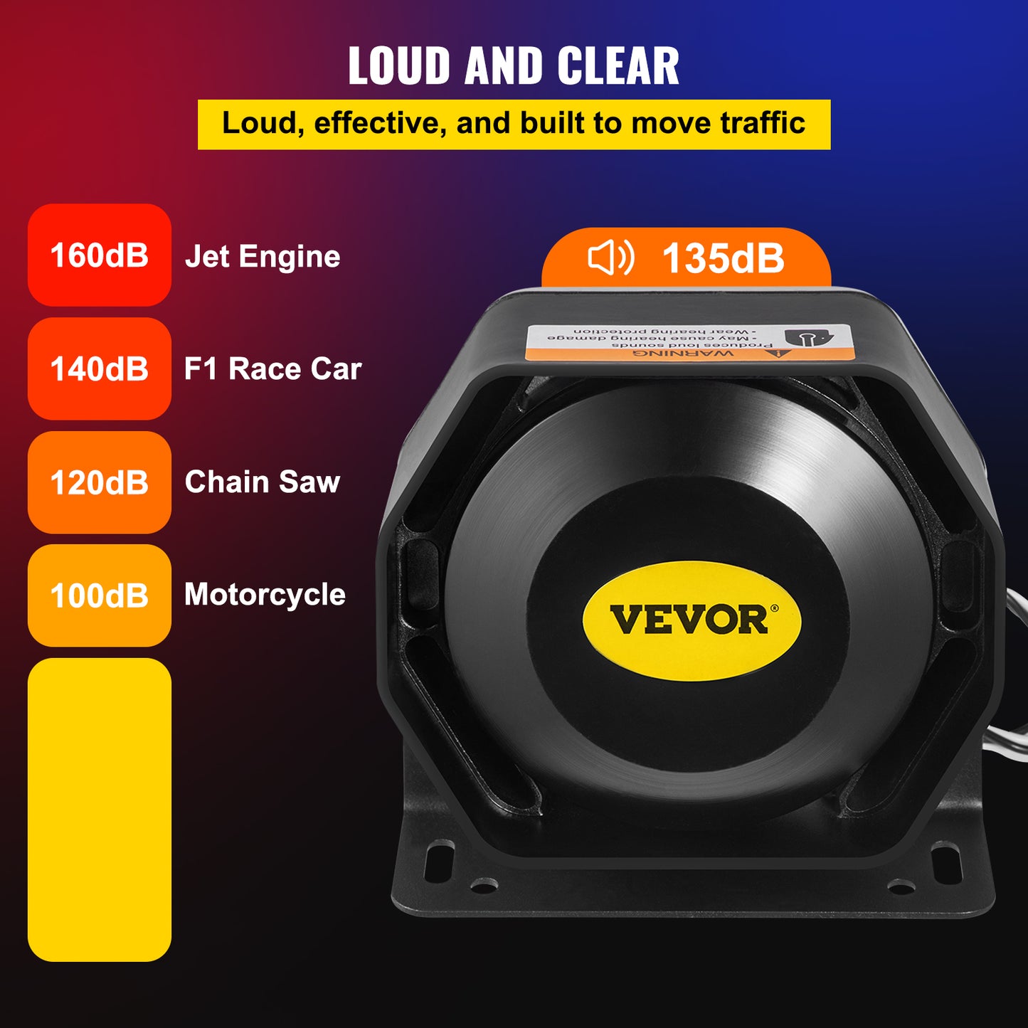 12V 200W/400W 18-Sound Car Siren with PA and MIC.