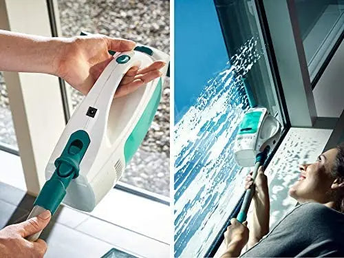 Window Cleaner, Remote Control, 100W, Bagless, With washing, Blue