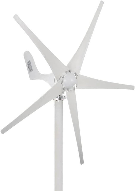 Wind Turbine Generator, Vevor, 12V, 500W, 5 Blade, White