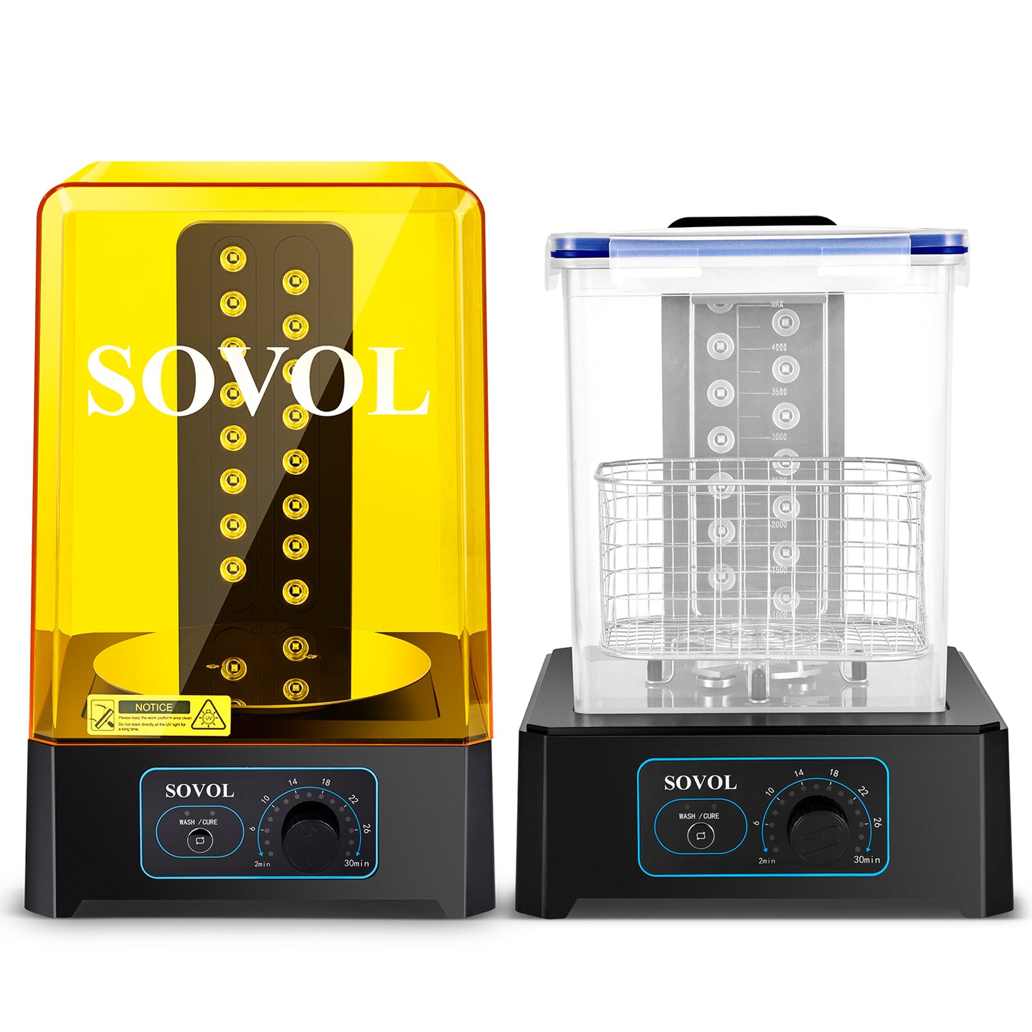 3D Printer, Sovol, SL3, Wash and Cure, Resin, Black