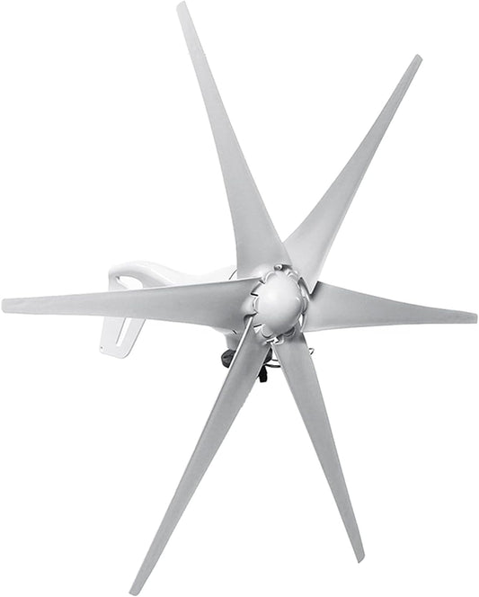 Wind Turbine, 800W MPPT Controller, Marine Ship or Home Use, 3 Blades, Color Black, Size 800W.