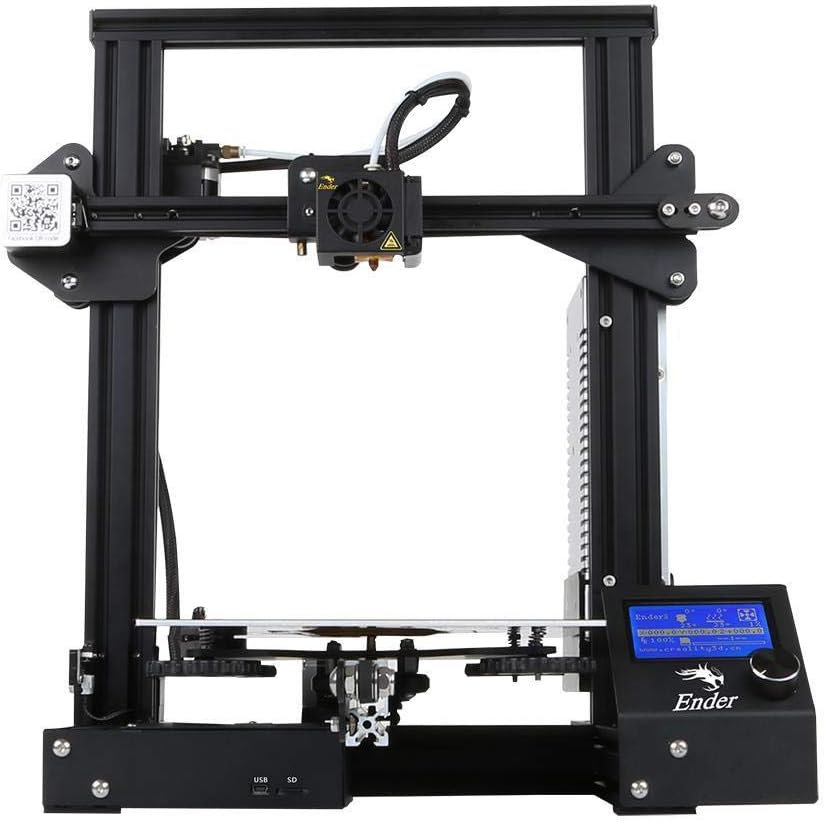 3D Printer, Ender-3, 220V, FDM, 100mm/s, Self Assemble, Black