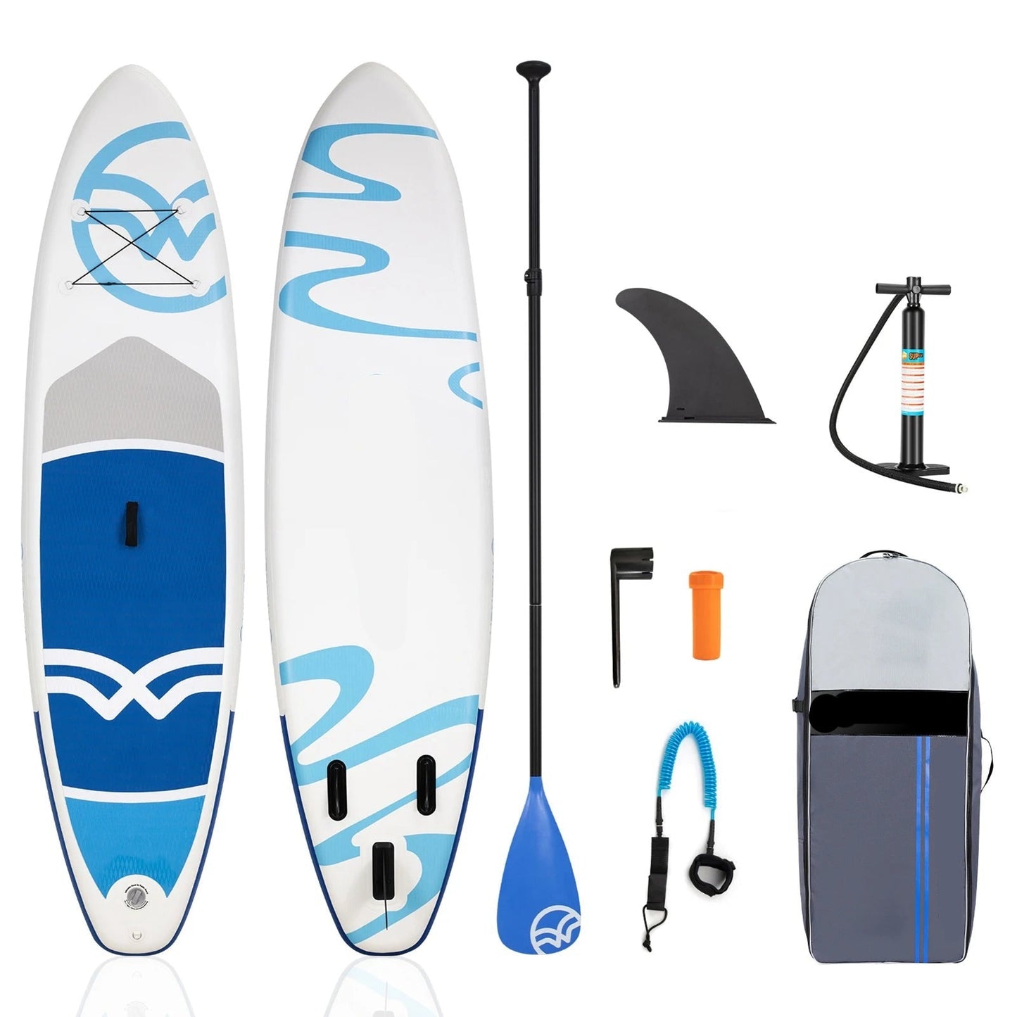 Windsurf Boards, 149.6Kg, 320x83x15cm, Non-Slip, Blue