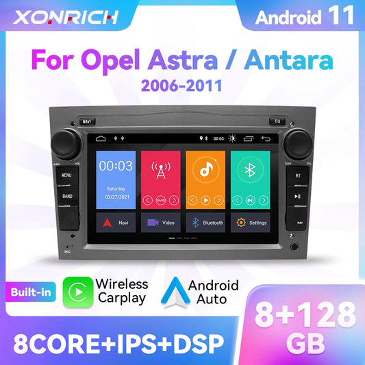 Wireless Speakers, , Opel Astra H G J Antara Vectra C B Vivaro Corsa C D Zafira B, 8GB, 4G-LTE DSP IPS, 4GB 64GB, Black