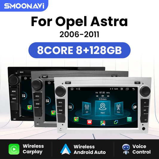 Wireless Speakers, , Opel Astra H G J Antara Vectra C B Vivaro Corsa C D Zafira B, 128G, 4G-LTE RDS DSP, 8GB RAM 128GB ROM