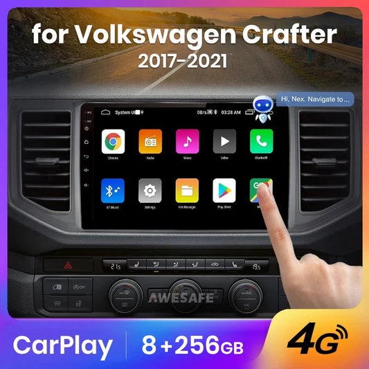 Wireless Speakers  Volkswagen Crafter 2017-2021 Carplay 4G Multimedia GPS 2 din autoradio WIFI 1GB-16GB