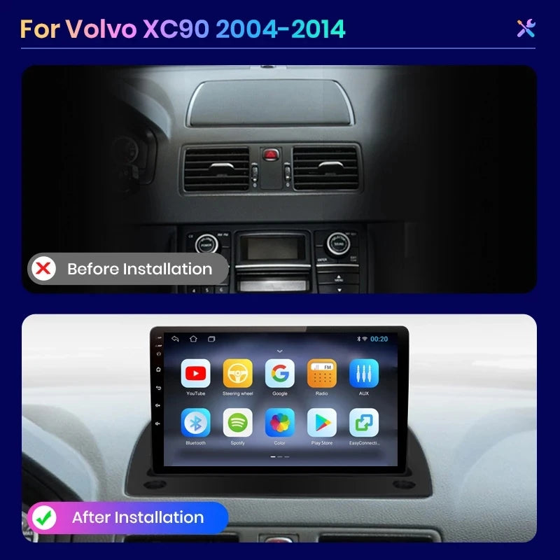 Wireless Speakers, , PX9, Volvo XC90 2004-2014, Multimedia Navigation, Android, CarPlay, Stereo, WIFI 1GB-32GB, A-2.