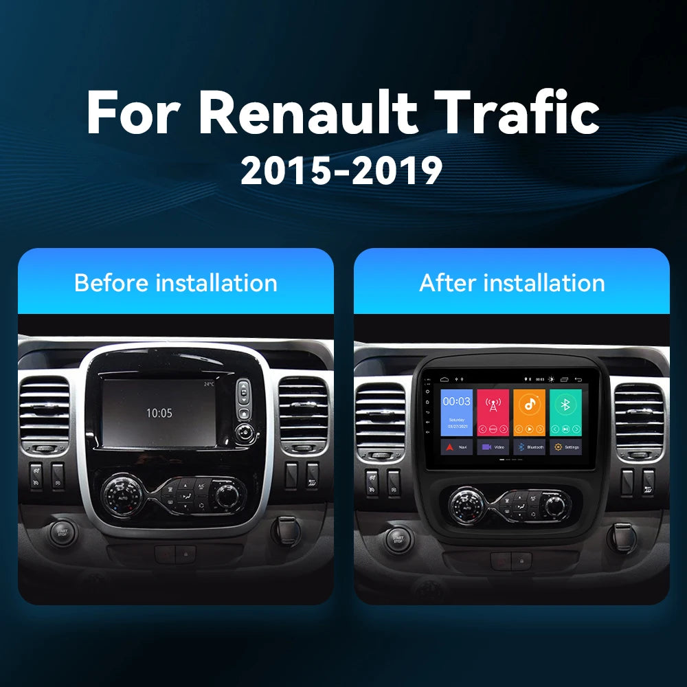 Wireless Speakers  Renault Trafic 3 2014-2021 Opel Vivaro B 2014-2018 Wifi GPS T1C(2G 32G)OBD Cam