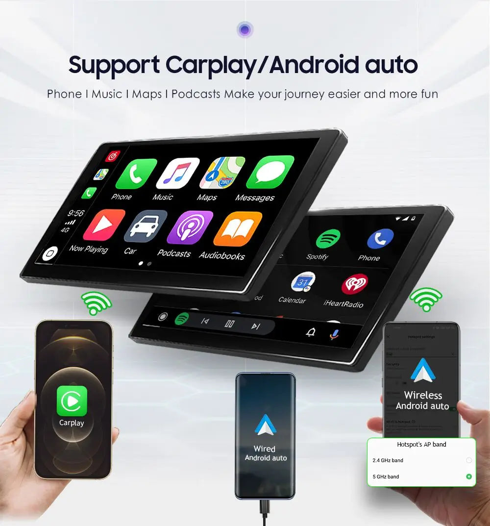 Wireless Speakers, , Opel Antara 1, Carplay Android 12 Navigation GPS Stereo, Black, 9" Size.