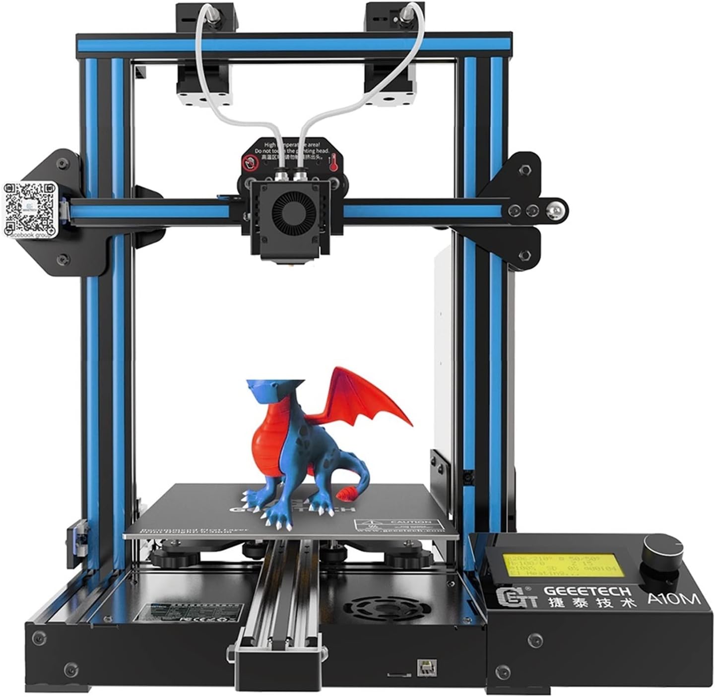 3D Printer, A10M, 60mm/s, 220V, High Precision, Blue