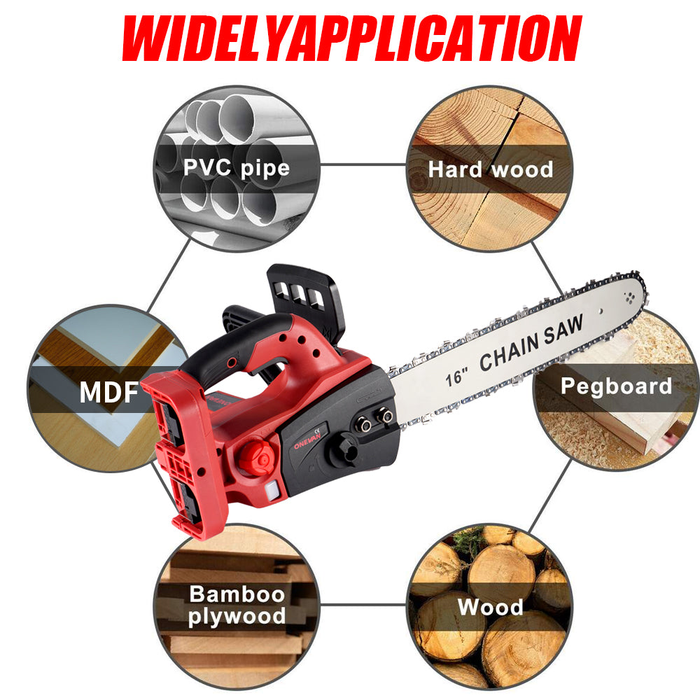 Scie rotative à batterie pour tronçonneuse électrique 16" pour Makita 18v - 7980W