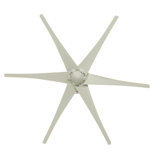 Wind Turbine Generator, 800W, 6 Blades, 48V, White