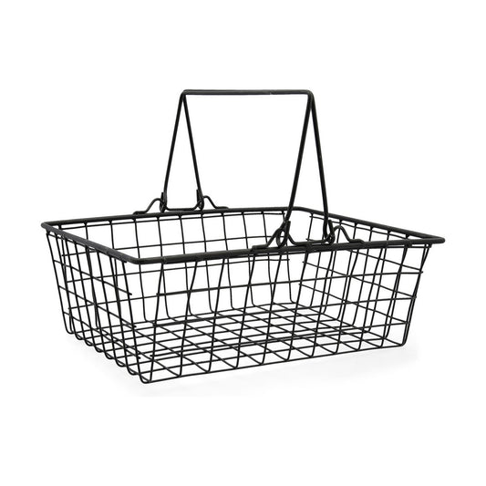 Wire Basket Quid Ebano Metal Steel 30 x 23 x 10,5 cm