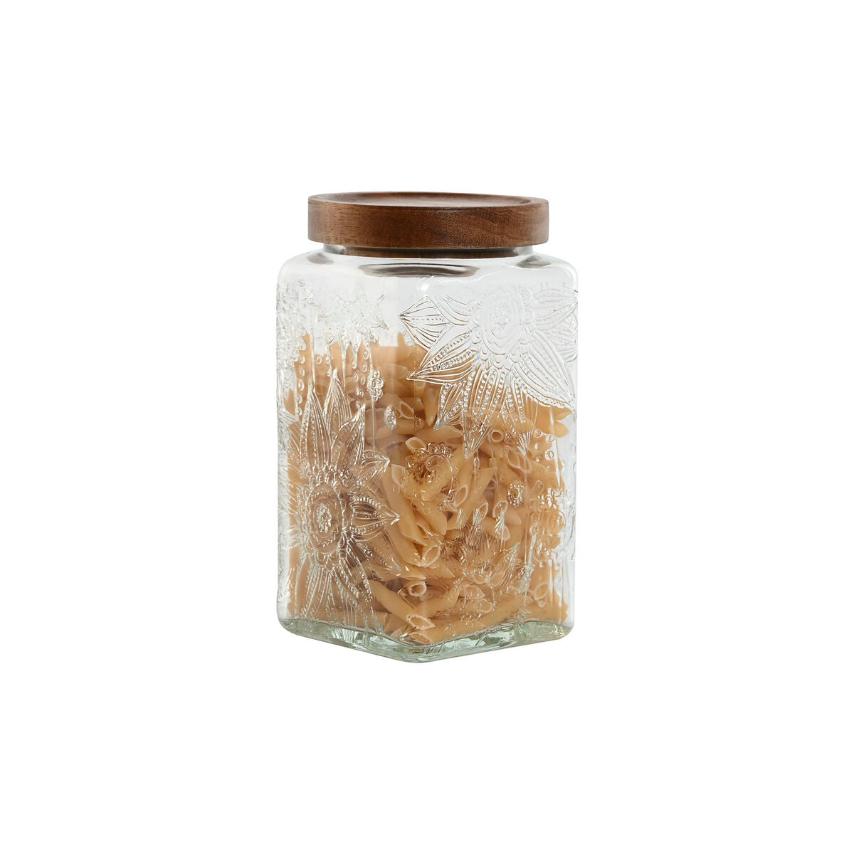 3 Tubs Home ESPRIT Natural Crystal Acacia 500 ml 750 ml 1 L 9,5 x 9,5 x 17,5 cm