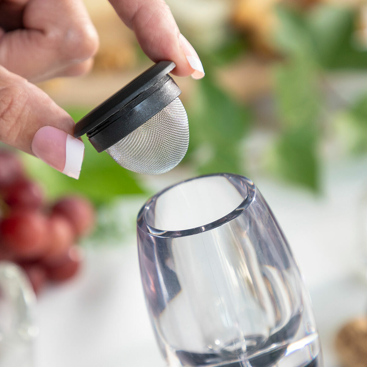 Aerator de vin cu filtru, suport și husă Wineir InnovaGoods