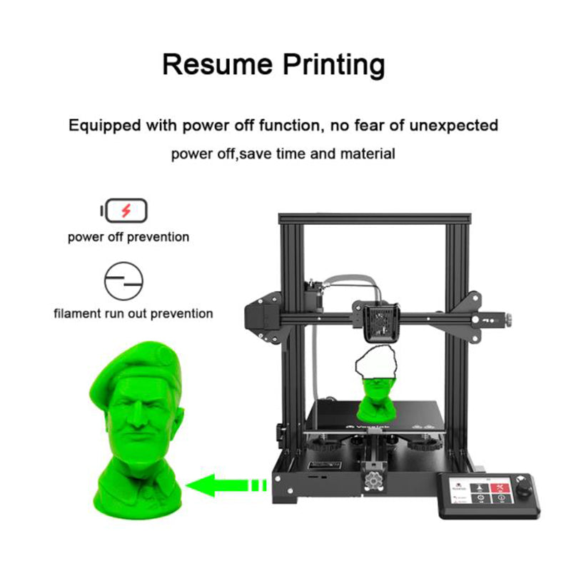 3D Printer, Voxelab, Aquila Pro, 220V, 180mm/s, Silent Mainboard, Black