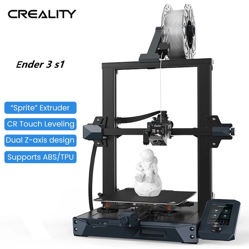 3D Printer, Ender-3 S1 PRO, 220V, FDM, 100mm/s, Black