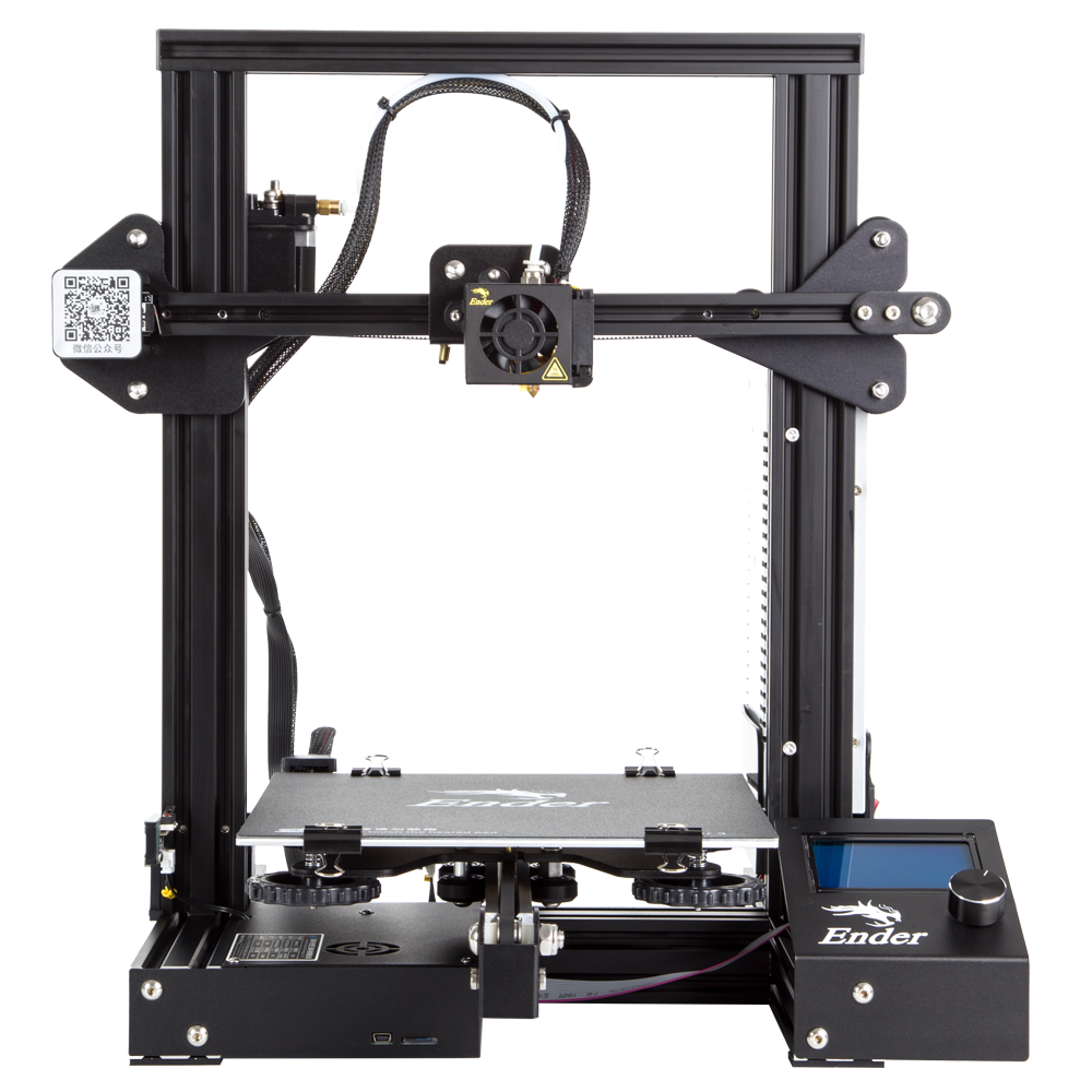 3D Printer, Creality, Ender 3 V2, Filament Sensor, Black