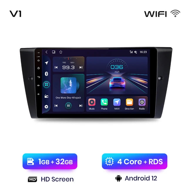 WiFi Controlled, V1, 1GB-32GB, CarPlay Android Auto, BMW 3-Series E90 E91 E92 E93, wireless, intelligent system, No 2 din DVD, Color, Size