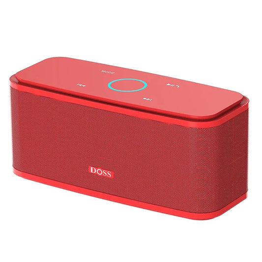 Wireless Speakers, SoundBox Touch, HD Sound and Bass, Red, 12W, Portable, for Laptop PC