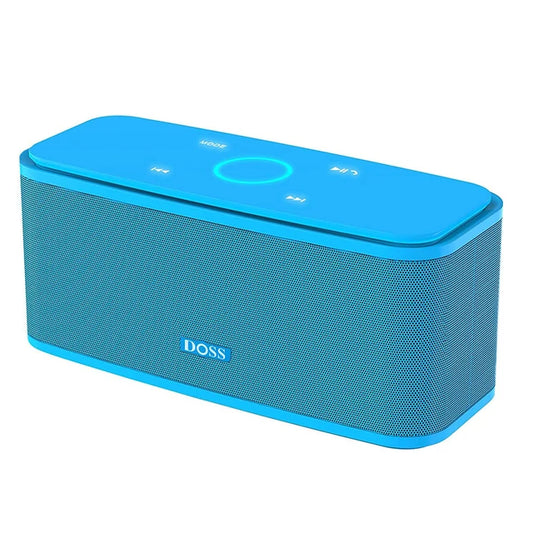 Wireless Speaker, Bluetooth, Portable, 12W, Stereo Bass Sound, Blue