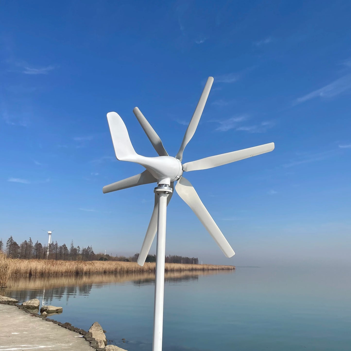 Wind Turbine Fltxny, , POWER 3000W, 6 blades, Small, 12V/24V/48V, Low Started, MPPT Controller