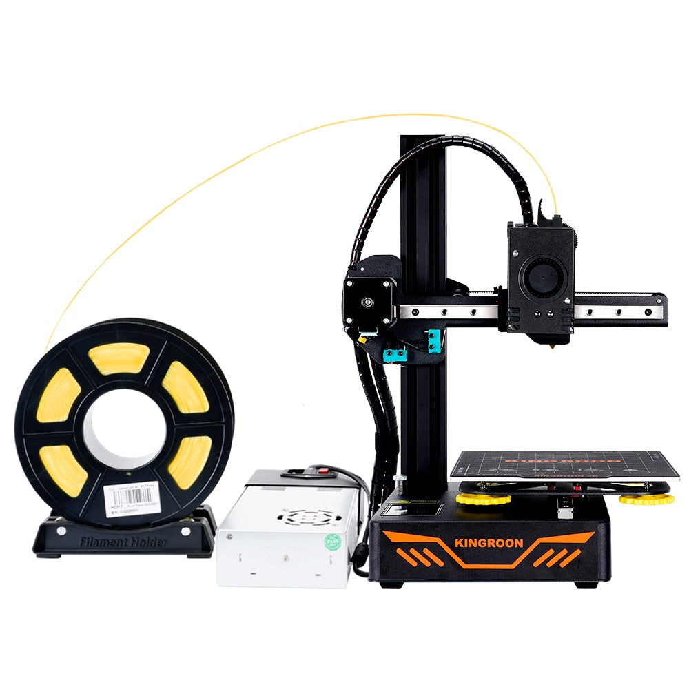 3D Printer, Kingroon, KP3S, 220V, USB, 360W, FDM, 180mm/s, 3Nozzles, Black