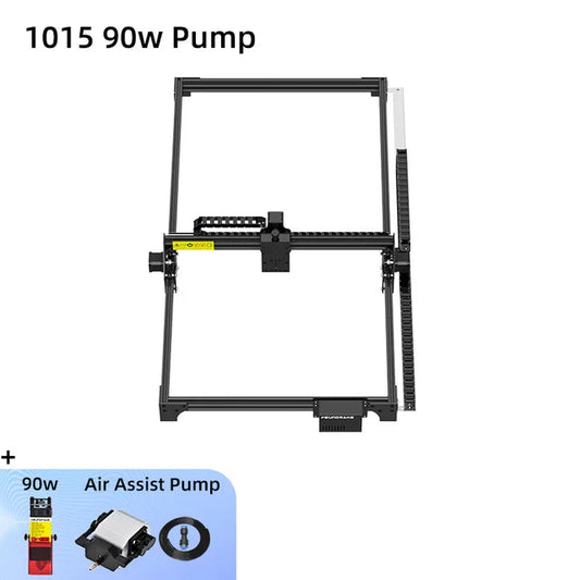 Wood Router, 1015 90w, Laser Engraver, 160W Air Assist, Wood Printer, Cutting Machine, CNC Router, Desktop