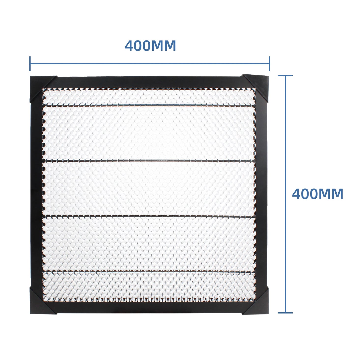 Work Table, Steel Panel, For Laser Engraver, Honeycomb, 400X400mm, Black