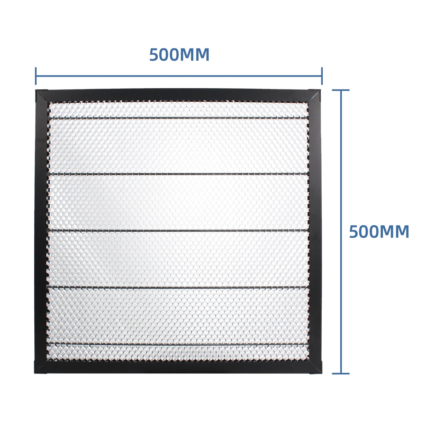 Work Table, Steel Panel, For Laser Engraver, Honeycomb, 500X500mm, Black