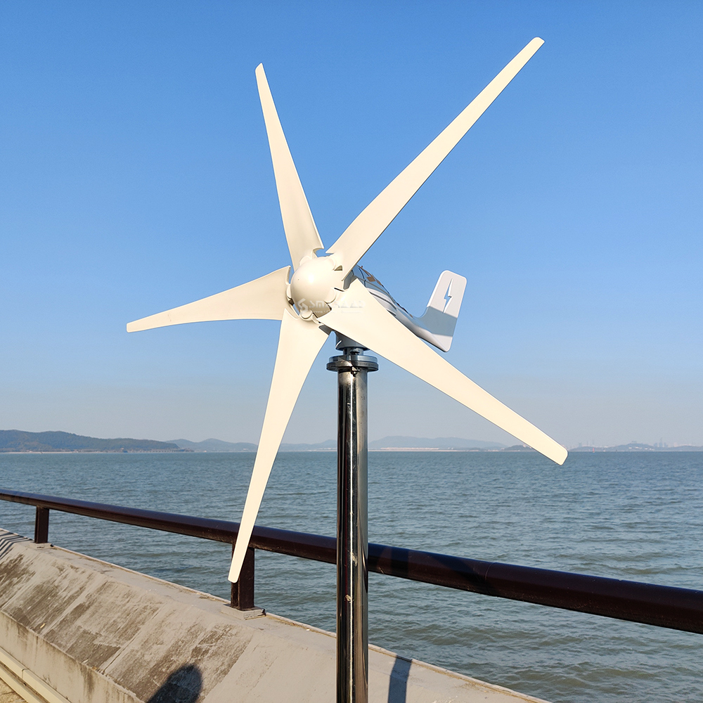 1000W 12/24V Low Noise Wind Turbine 12.8v100Ah LiFePo4 Home Energy System