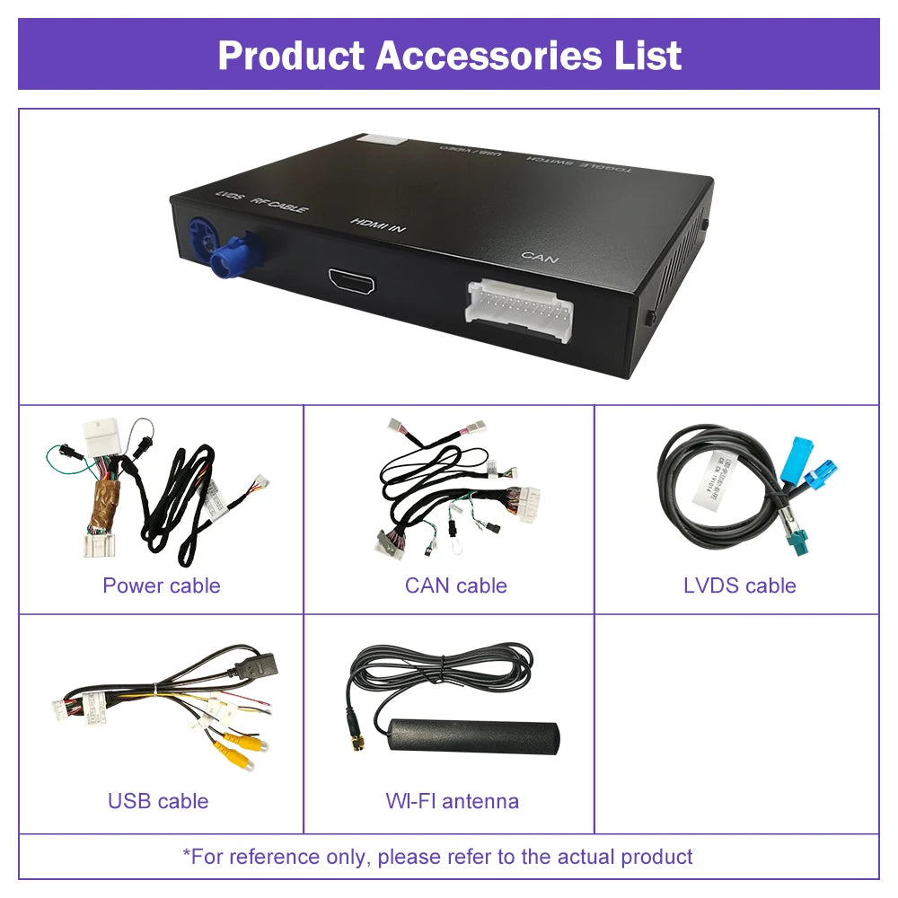 Wireless Speakers, , Lexus RX 2016-2019, Carplay Retrofit Kit Decoder, Android Auto AirPlay Mirroring, Rear View Firmware Upgrade, Jobstick