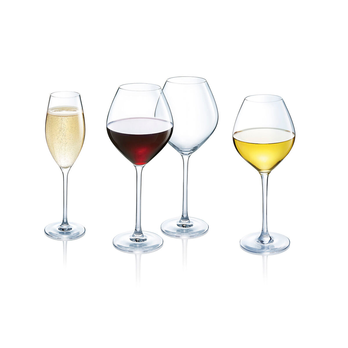 Wine glass Luminarc Grand Chais Transparent Glass (350 ml) (12 Units)