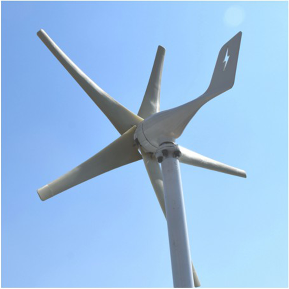 Wind Turbine, Smaraad, Power Generator, 1000W, 5 Blades, White