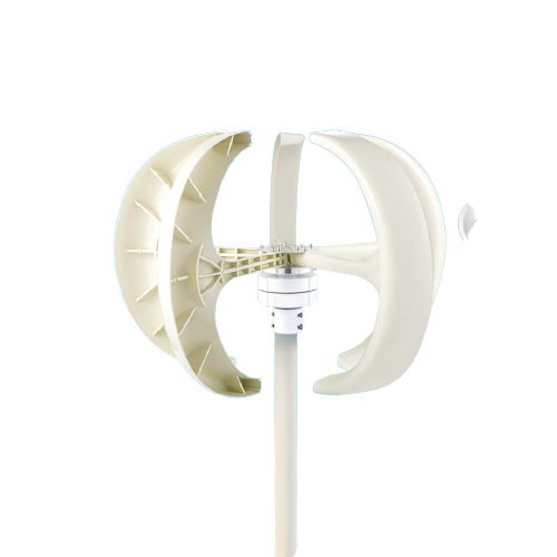 Wind Turbine, 12V, 1000W, 5 Blades, With MPPT Controller, White