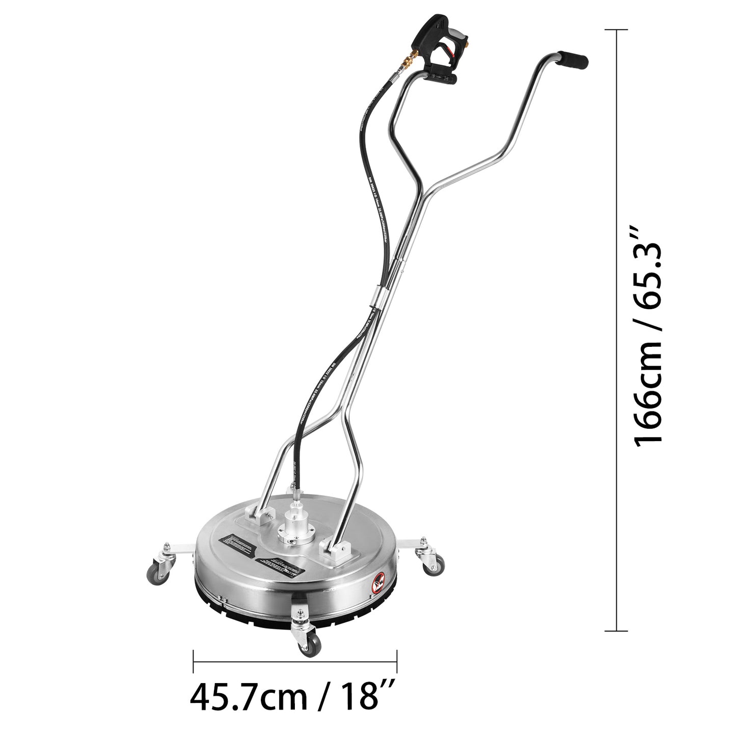 Nettoyant de surface 18-24" avec 3 buses, 4 000 PSI