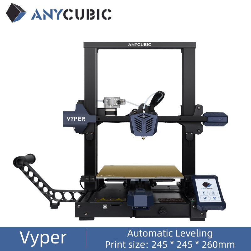 3D Printer, Anycubic, Vyper, 220V, 180mm/s, FDM, Automatic Leveling, Black