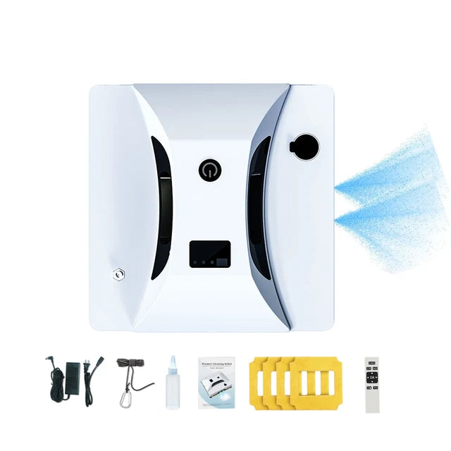 Window Cleaner, 72dB, 2600Pa, ABS, Remote Control, Anti-Falling, Electric, White