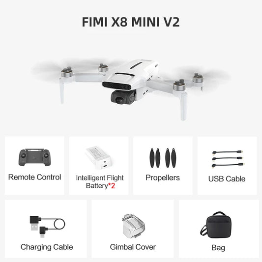 X8M V2 Pro 2B Drone, X8SE 2022 Drone, X8 MINI V2 Quadcopter with Camera, 3-axis Gimbal 4K Camera, GPS, x8 drone