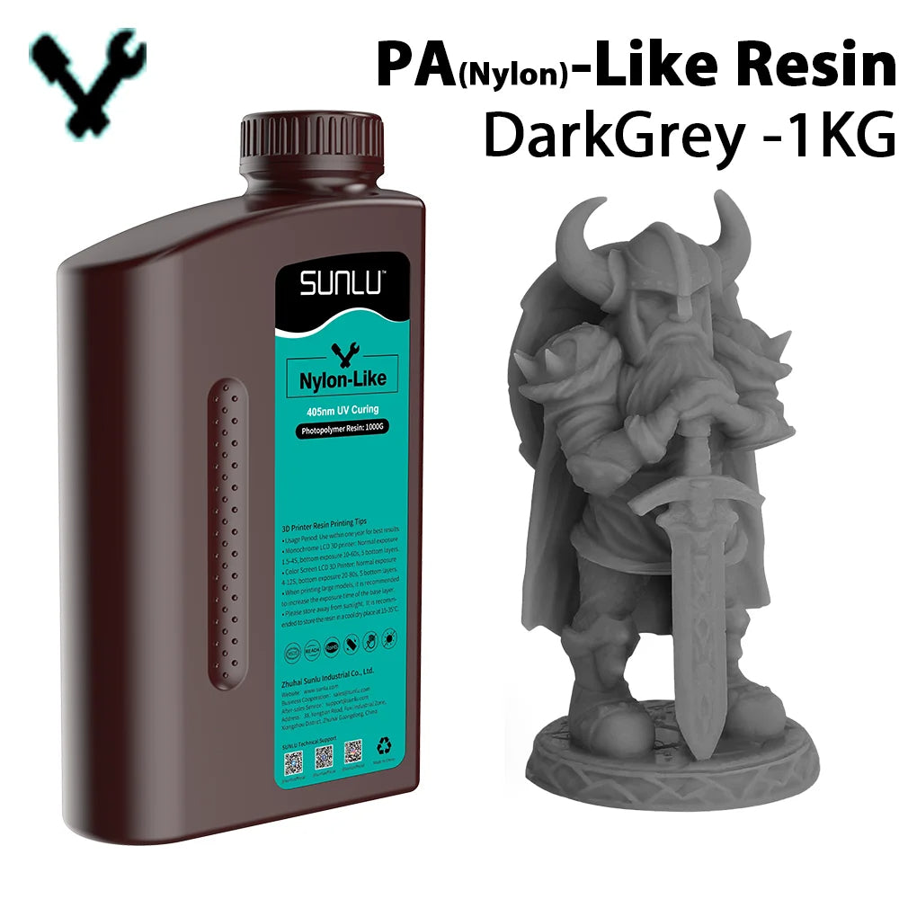 3D resin, For printer, 1000g, Liquid, DarkGrey