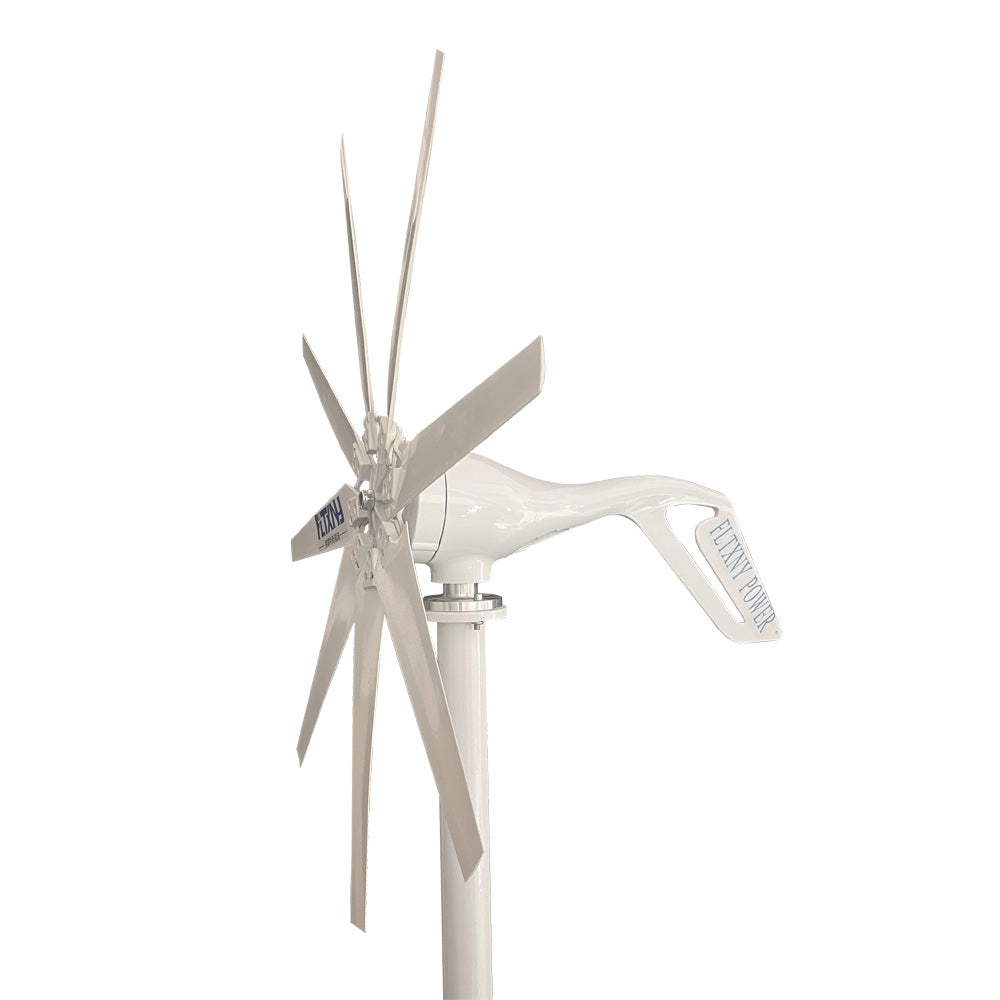 Windmill, Fltxny, 2000W, Low Noise, Only Turbine, 8 Blades, Black