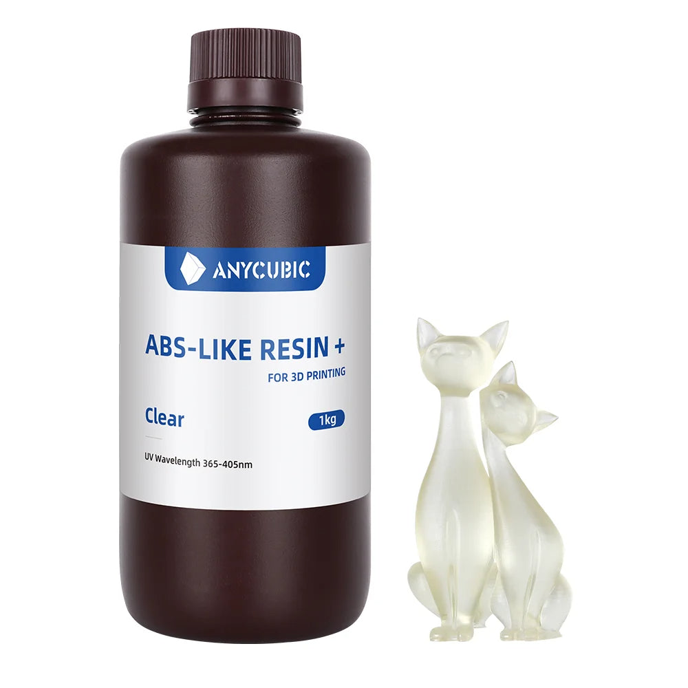 3D Resin, Anycubic, Clear, 405nm Standard, High Precision, 1 Kg