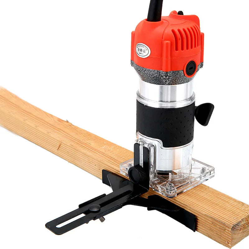 Wood Router, 800W, 30000rpm, 6.35mm, ABS, With Milling Cutter, Red