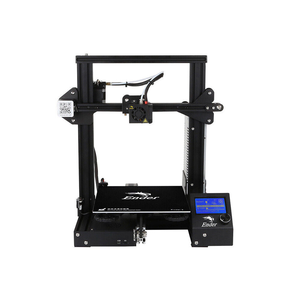 3D Printer, Ender-3, 220V, FDM, 100mm/s, Self Assemble, Black