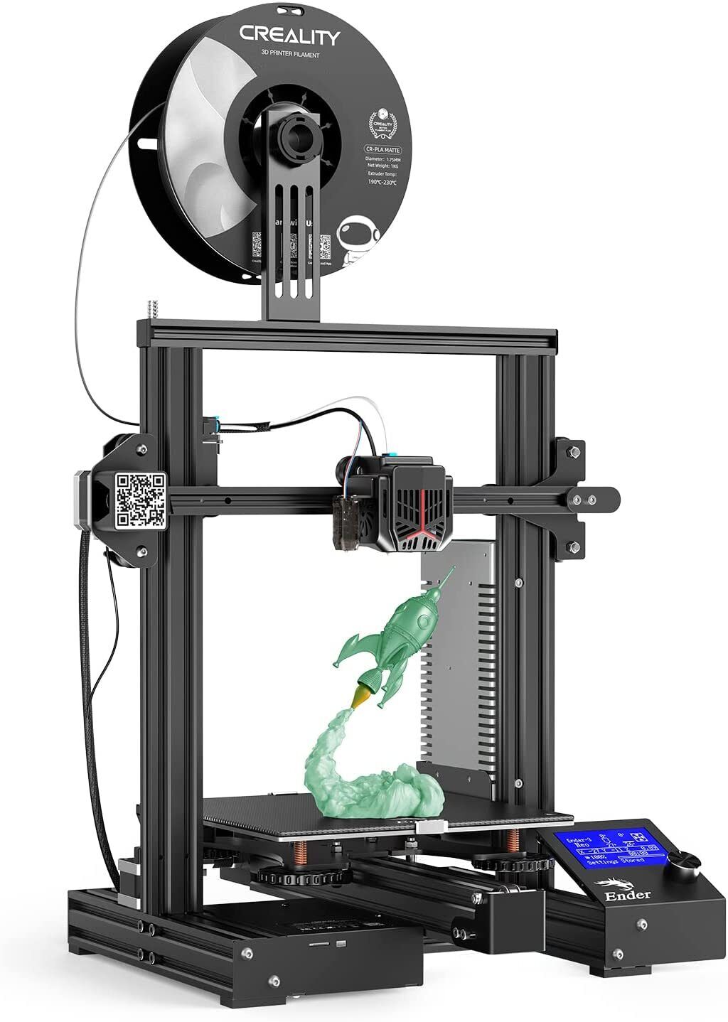 3D Printer, Ender-3 NEO, 220V, FDM, 100mm/s, Self Assemble, Black