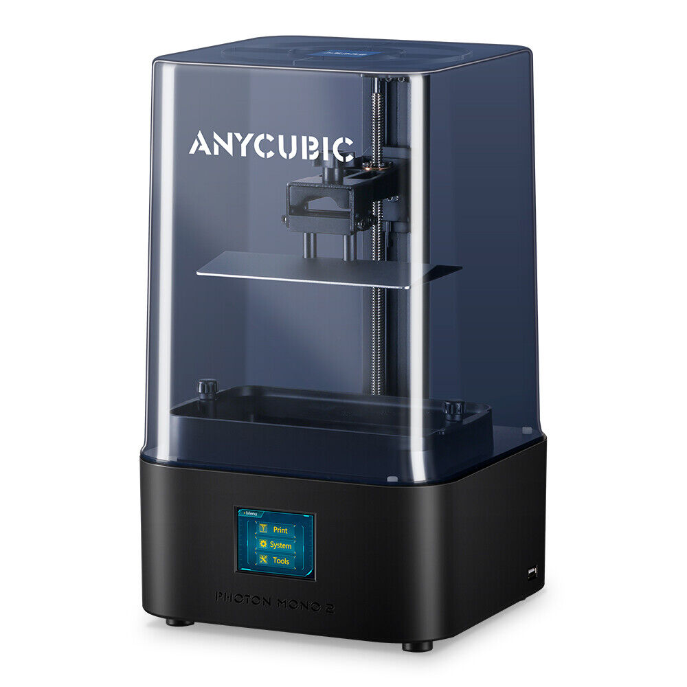 3D Printer, Anycubic, Photon Mono 2, LCD, UV Resin, USB, WS2, 4L, Black