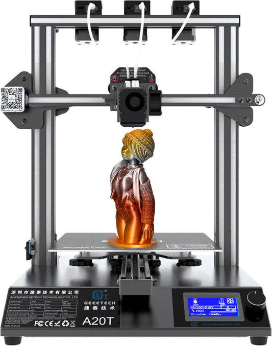 3D Printer, A20T, 60mm/s, 220V, High Precision, Grey