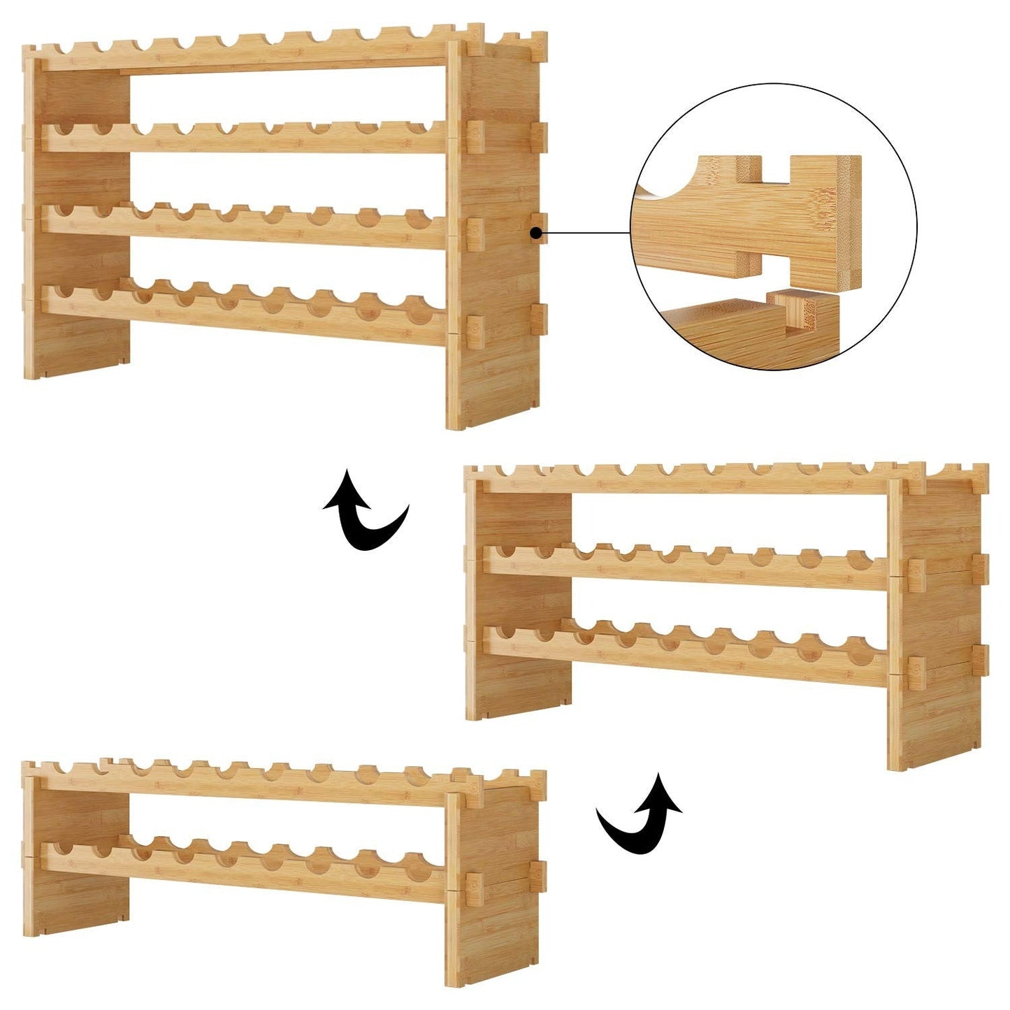 Wijnrek | Hout | Wijnkast | Wijnopslag