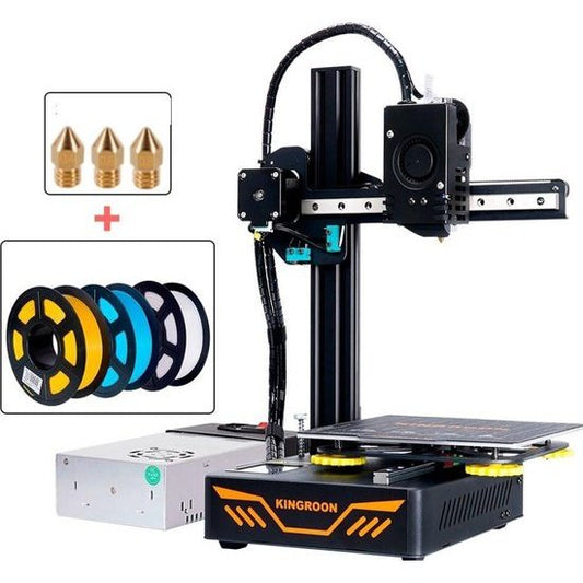 3D printer | Complete set | Incl. 3 KG PLA | Elektrisch | 180 x 180 x 180 mm | Touch LCD scherm