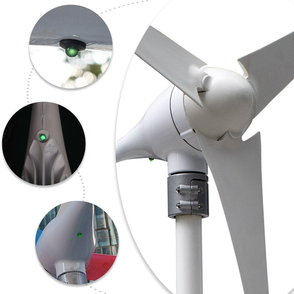 Windturbine - Windmolen - Electric Power Generator - 24V - 400w - 3 bladen